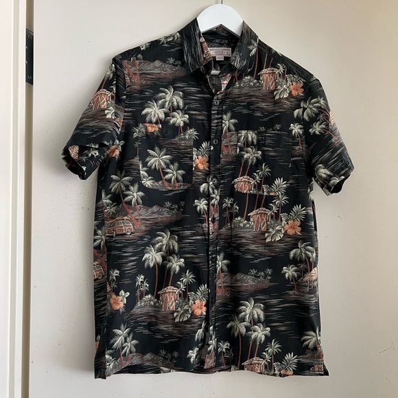 Wallace & Barnes Tropical Print Button Down Shirt - Picture 6 of 8
